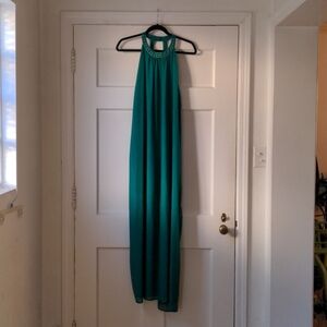 Maurices Sleeveless Emerald Goddess Maxi Dress M